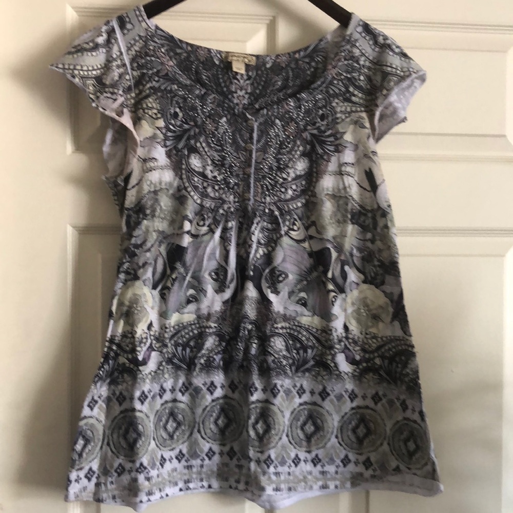 Energē world boho tee sz L